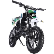 Mototec Warrior 52cc 2-stroke Kids Gas Dirt Bike Green - Image 2
