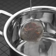 50pcs 304 Stainless Steel Seasoning Tea Ball Household Ball Hot Pot Brine Filtering Seasoning - Image 2