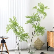 New Artificial Southern India Large Bamboo Leaf Tropical Rainforest Green Tree Garden Outdoor Living Room Bonsai Home Decoration - Image 4