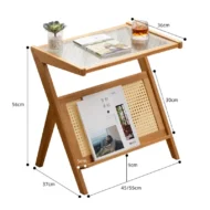 Small Tea Table Cabinet Room Mobile Side Coffee Table Living Room Household Tea Cup Set Brewing Furniture Simple Modern - Image 6